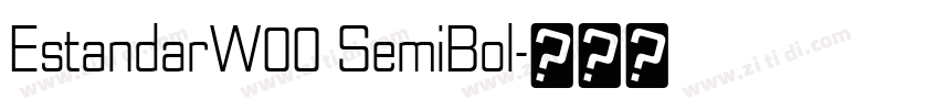 EstandarW00 SemiBol字体转换